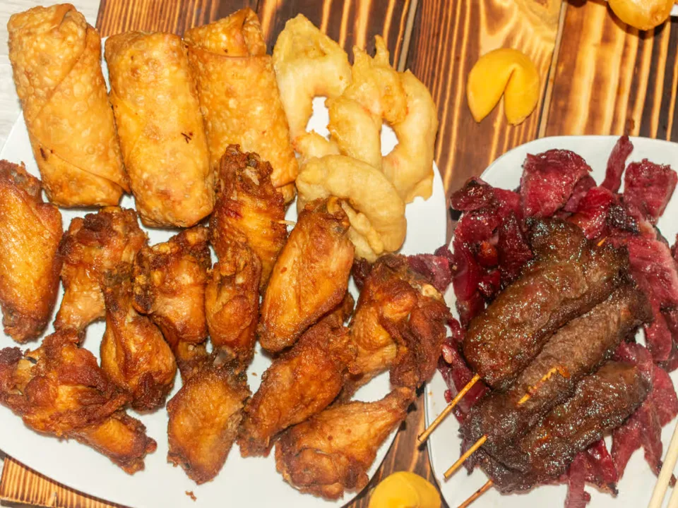 Pu Pu Platter for Three - Assorted appetizer platter for three